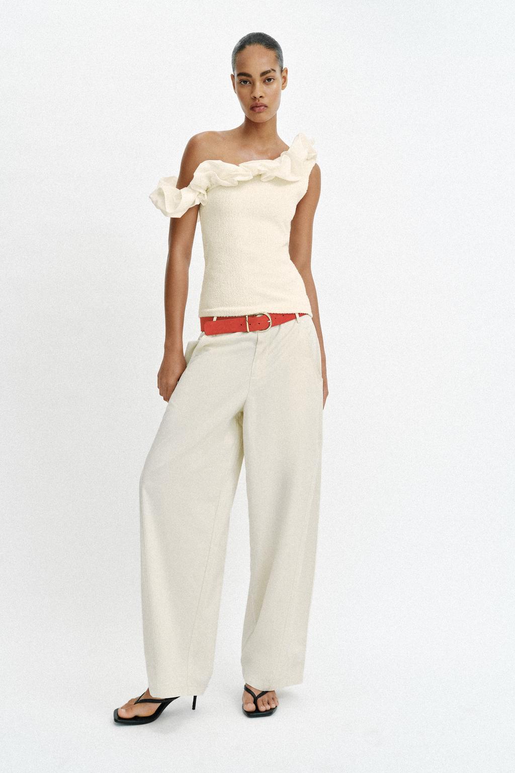 ASYMMETRIC BOUCL TOP - image 2