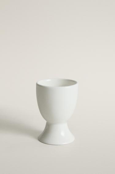 Zara STONEWARE EGG CUP - White - Image 0