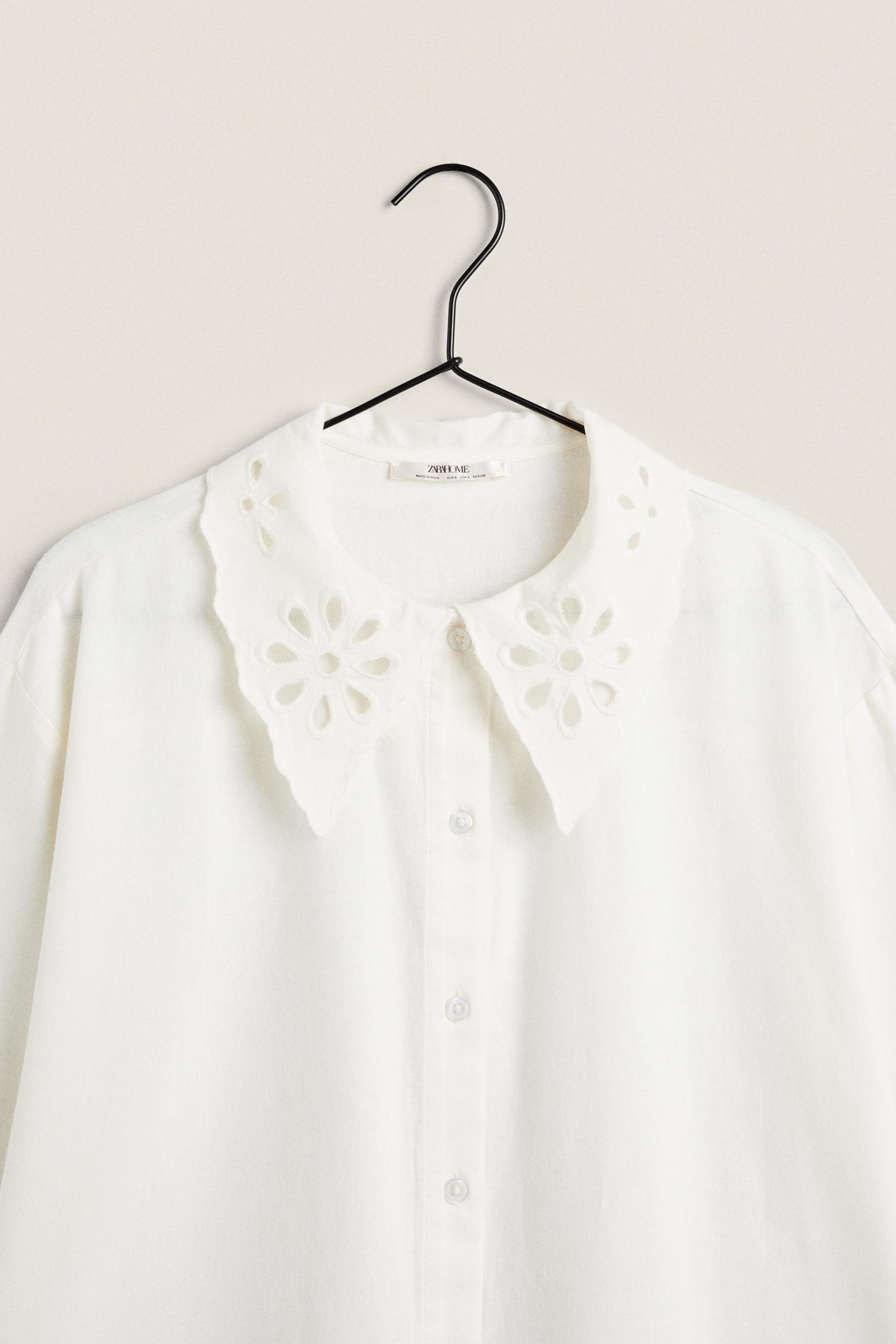 Zara embroidered outlet shirt