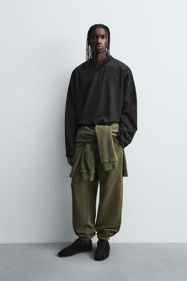 PLAYERA ESTRUCTURA ABIERTA - Negro de Zara - Imagen 0