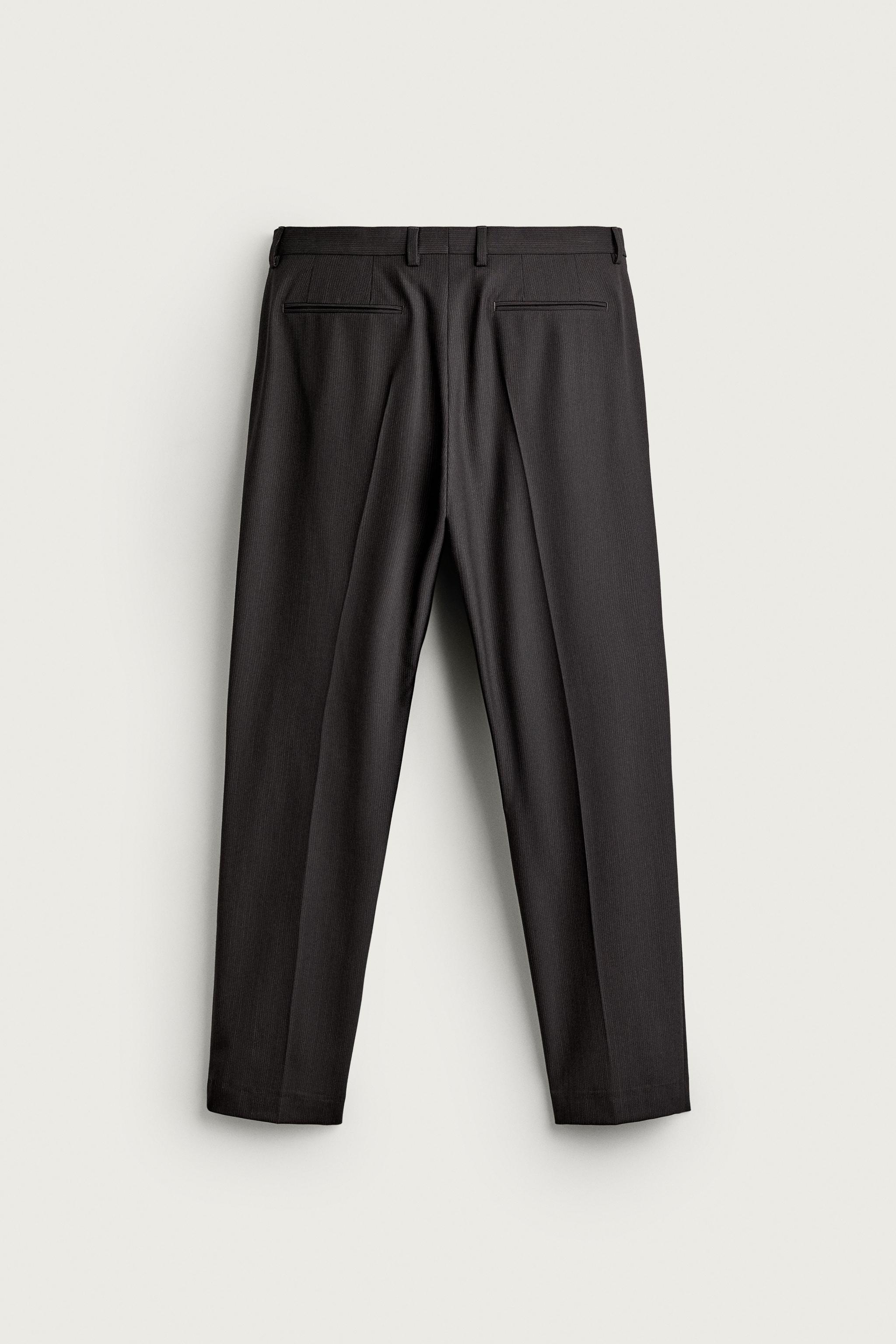 PANTALON REGULAR FIT COSTUME RAYURES