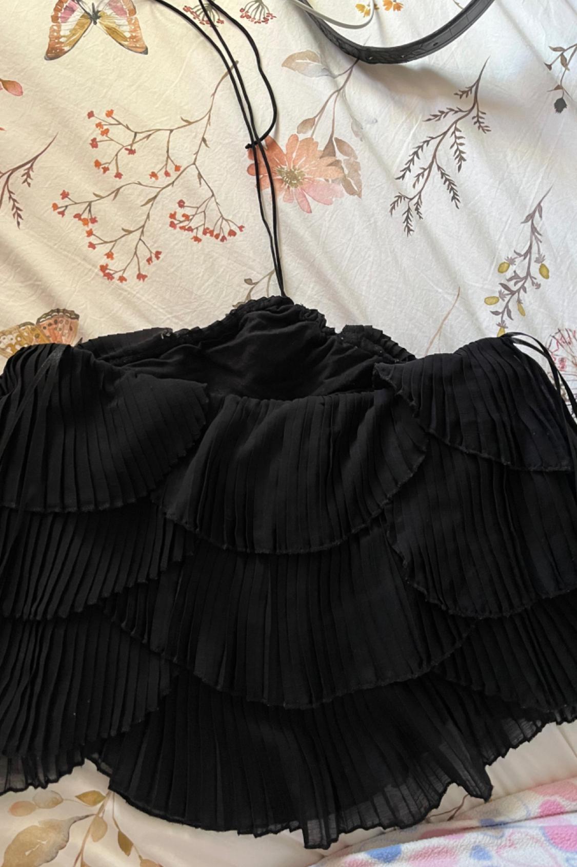 PLEATED TOP WITH RUFFLES - Image 2