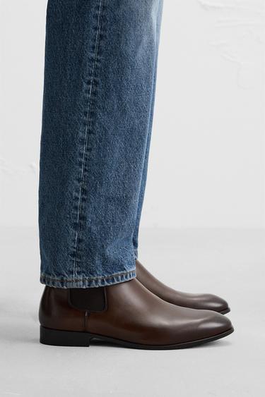 BOTA CHELSEA PUNTA - Marrón de Zara - Imagen 0