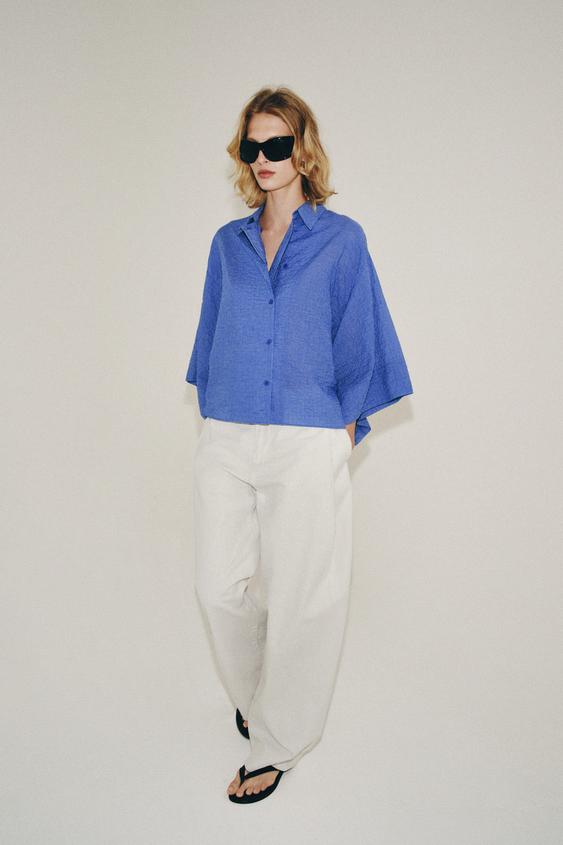 ZW COLLECTION: ТОРКӨЗ ЖЕЙДЕ - Көк Zara компаниясынан - Сурет 0