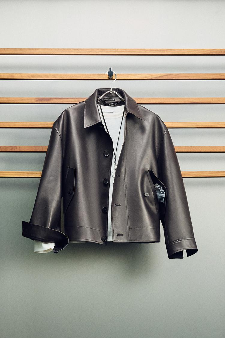 POCKET LEATHER JACKET