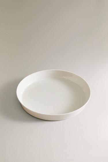 PORCELAIN SOUP PLATE - White by Zara - Image 1