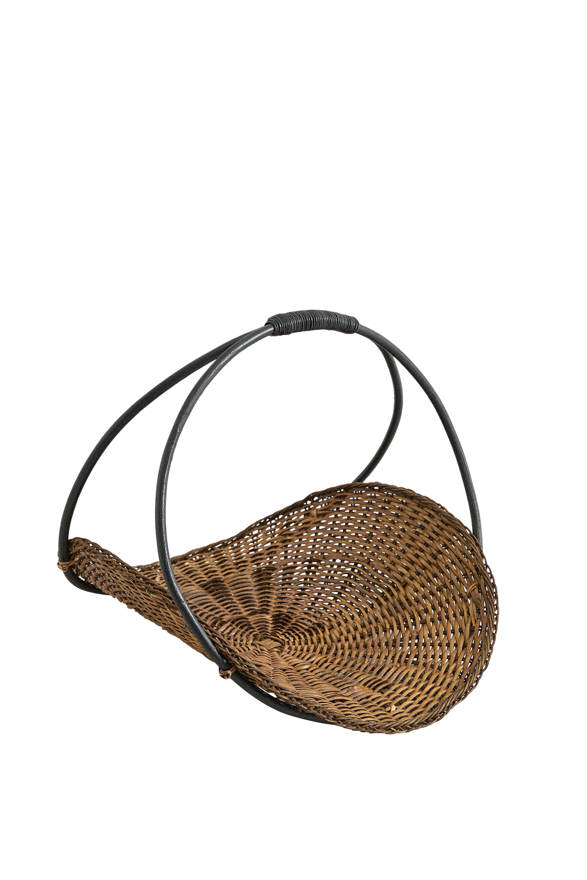 RATTAN AND BAMBOO FLOWER BASKET - Dark brown | ZARA United States