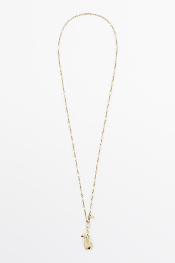 Zara Amphora pendant necklace - Golden - Image 0