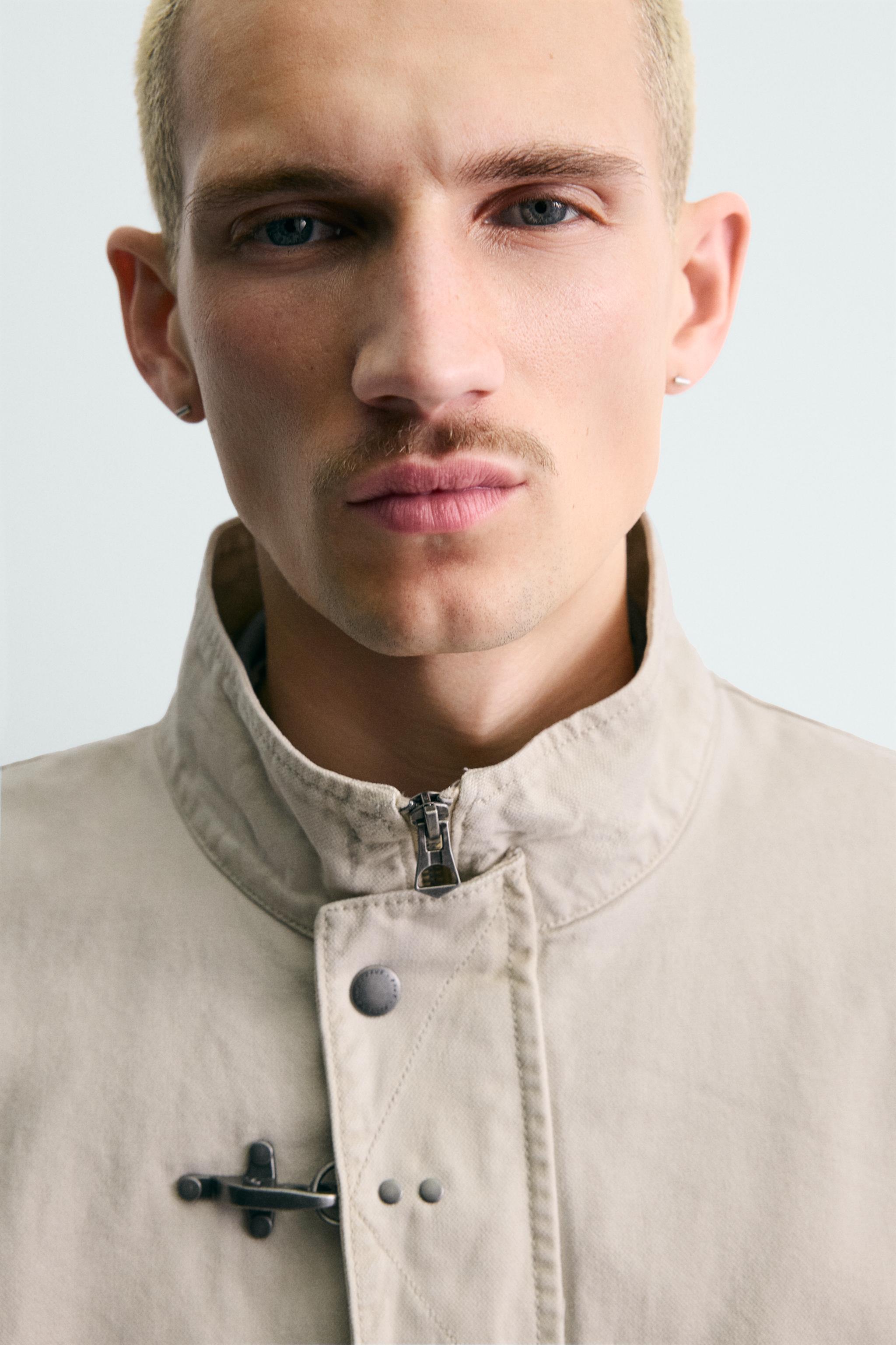 CROPPED FIT FIREMAN CLASP JACKET