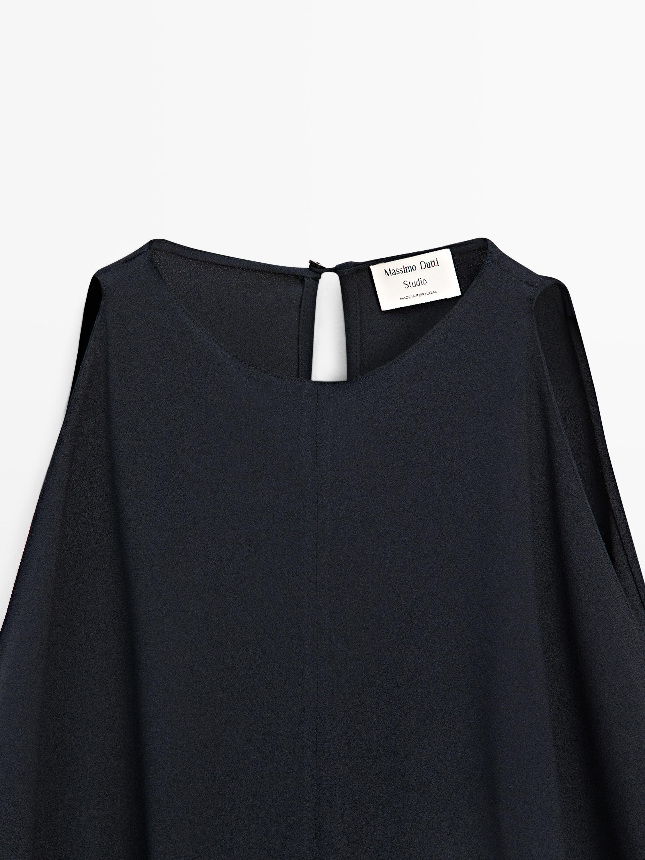 Robe midi à plis