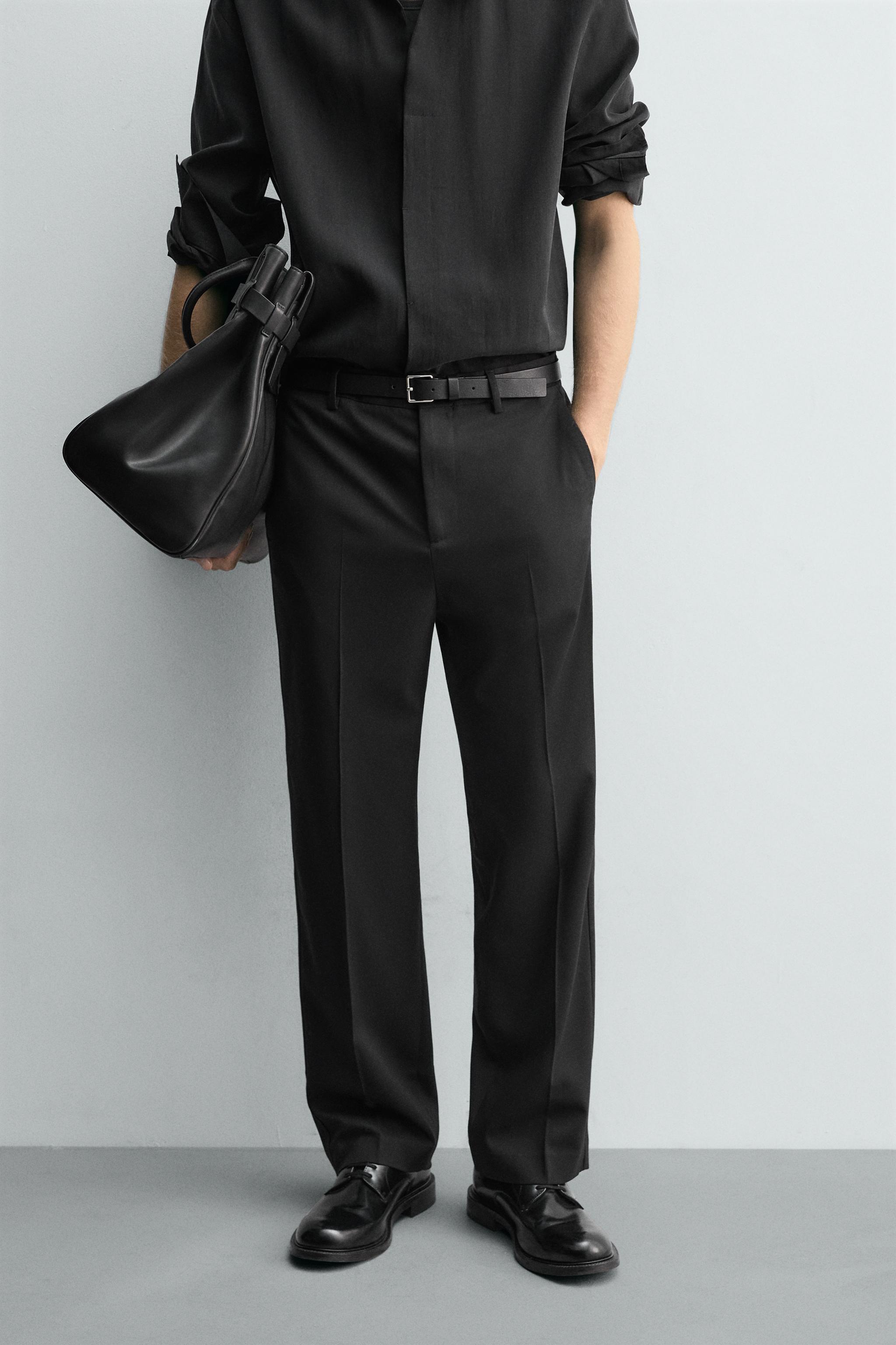 PANTS WITH SIDE STRIPE - Black | ZARA United States