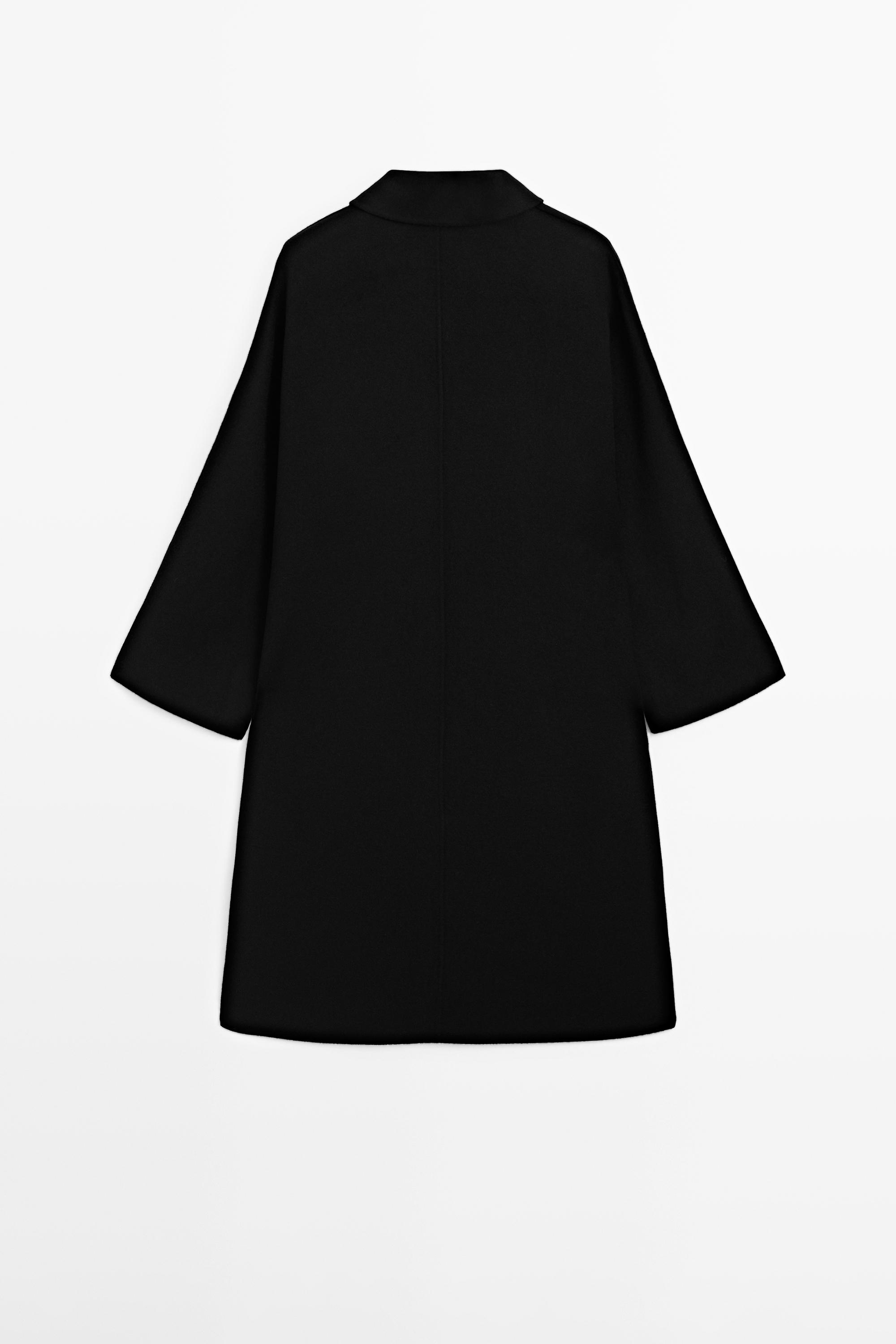 Manteau long à manches chauve-souris
