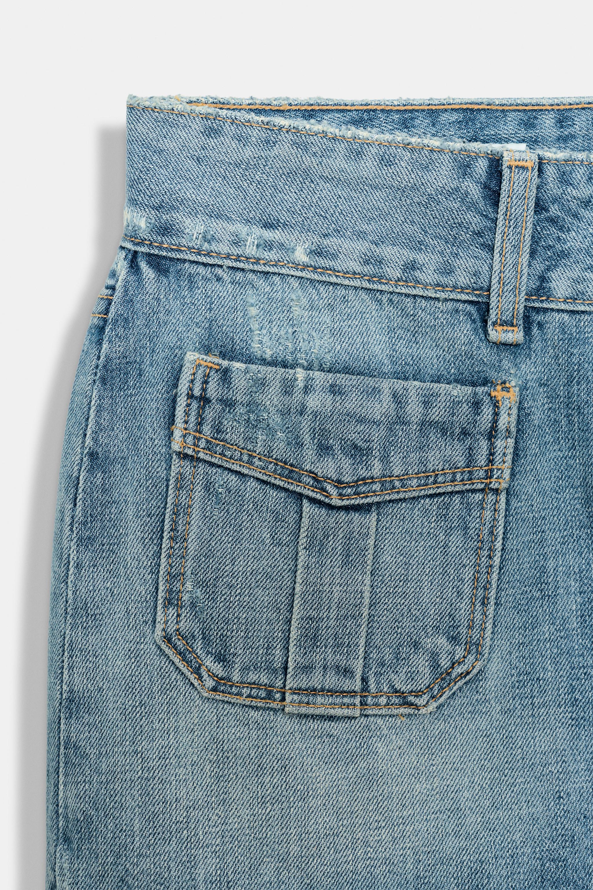 TRF DENIM MINI SKIRT