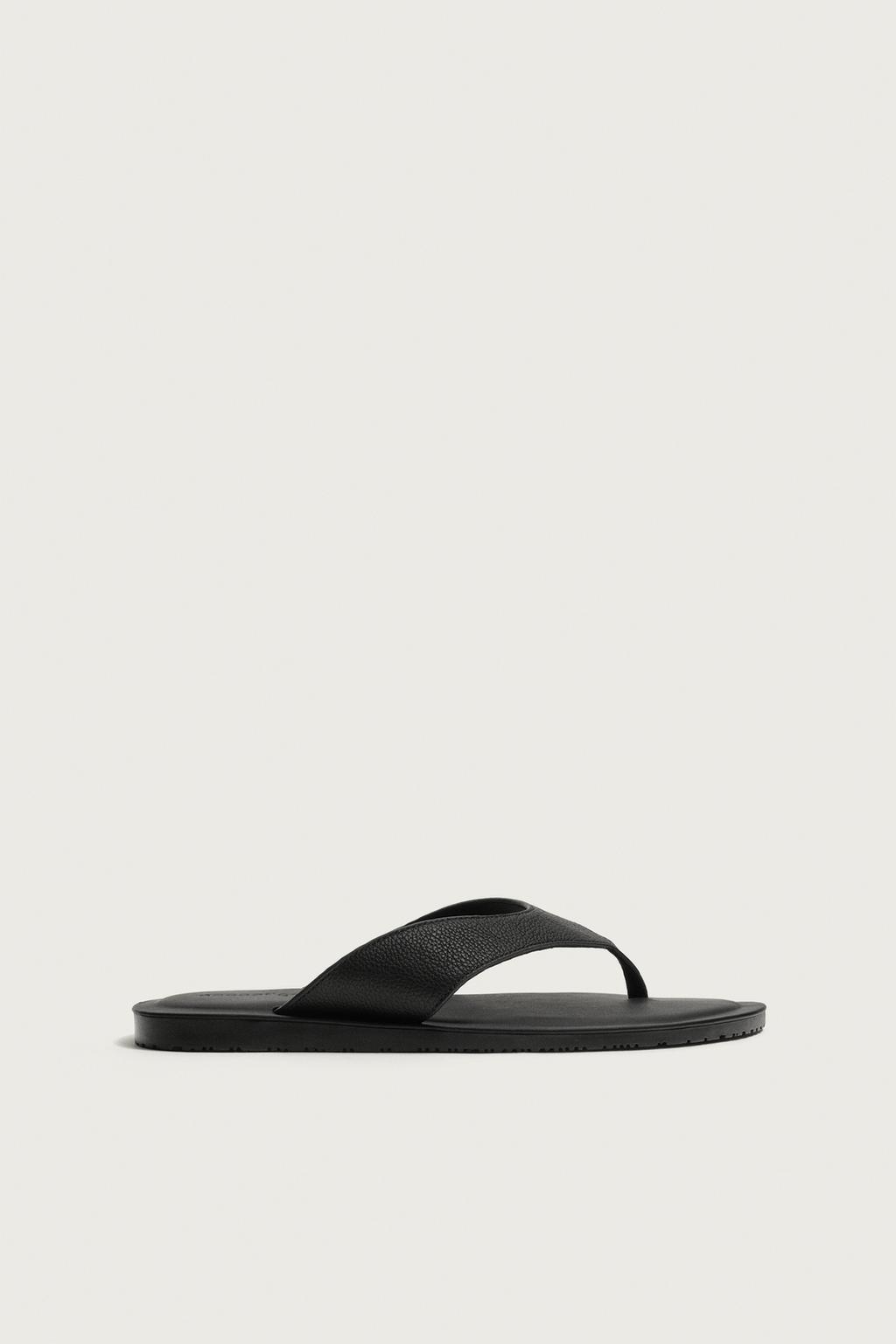 LEATHER STRAP SANDALS