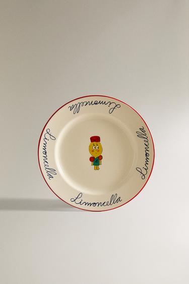 Zara Kids' Porcelain Plate x The Animals Observatory - Multicolored - Image 0
