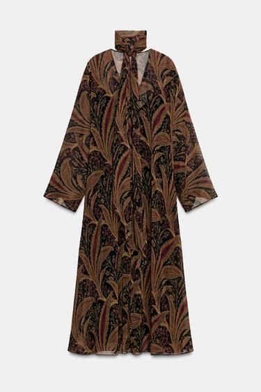 VESTIDO PAÑUELO PAISLEY ZW COLLECTION - Multicolor de Zara