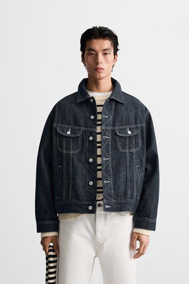 OVERSIZE DENIM JACKET - Blue by Zara
