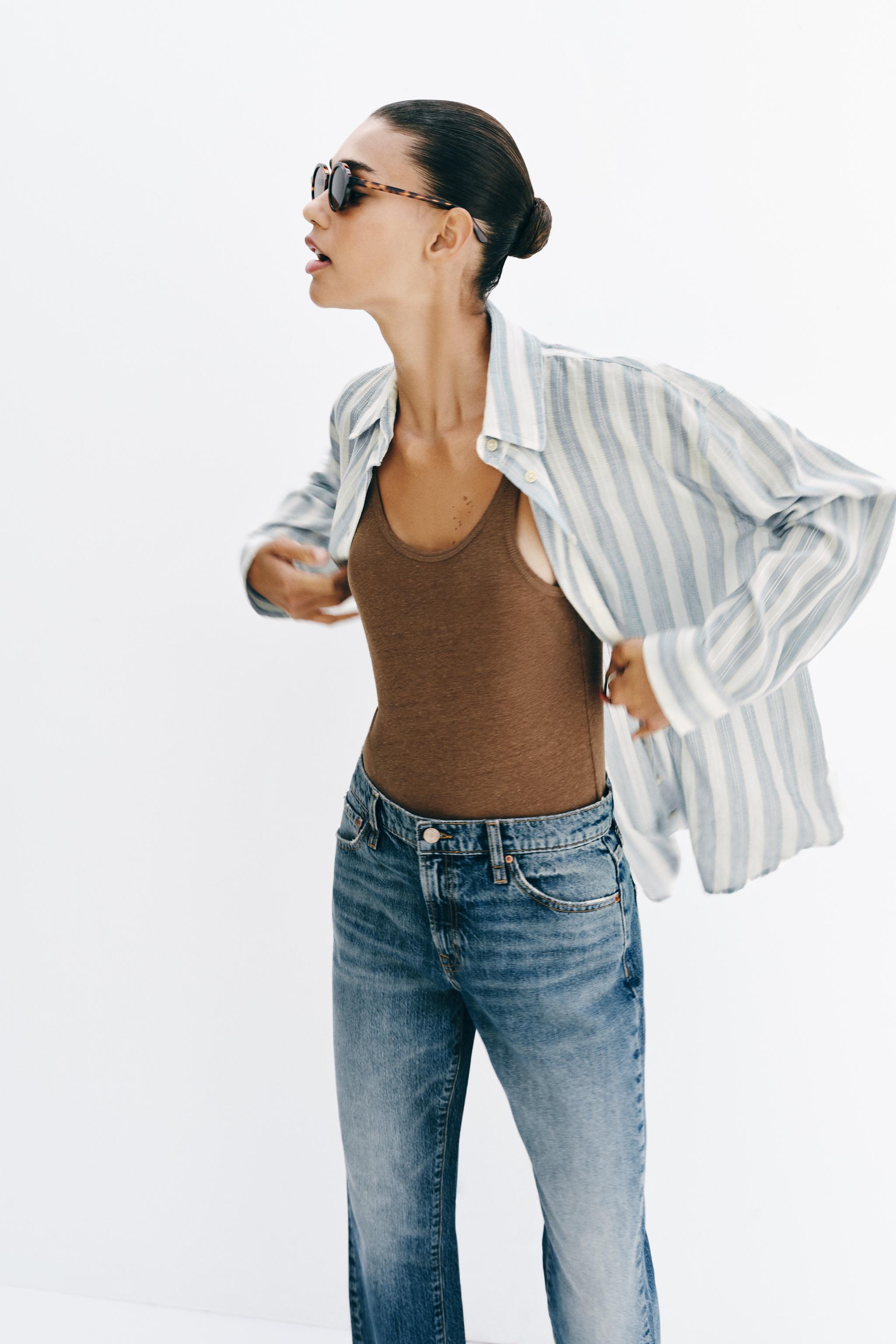ZARA リボン付きオーバーサイズシルクシャツ レディースオーバーサイズシャツ＆ブラウス | ZARA 日本