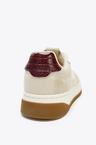 COMBINED TRAINERS - Ecru White by Zara - Image 3