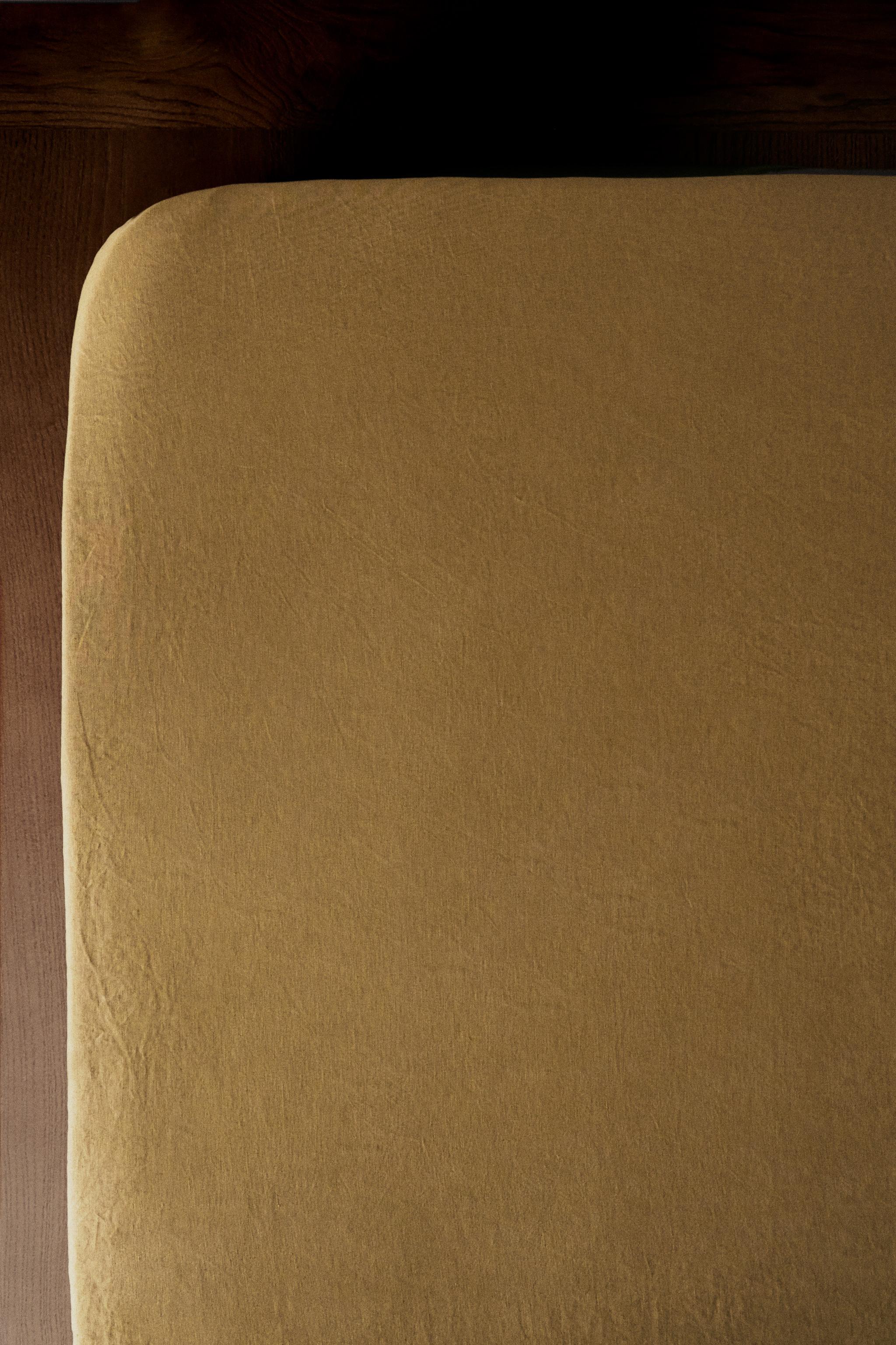 DRAP-HOUSSE LIN DÉLAVÉ (140 G/M²)
