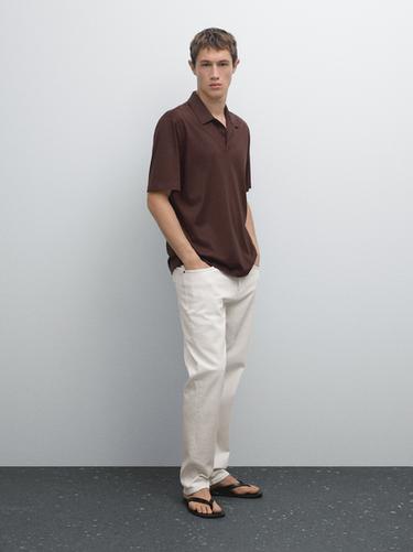 Polo slim fit mezcla algodón - varios de Zara - Imagen 0
