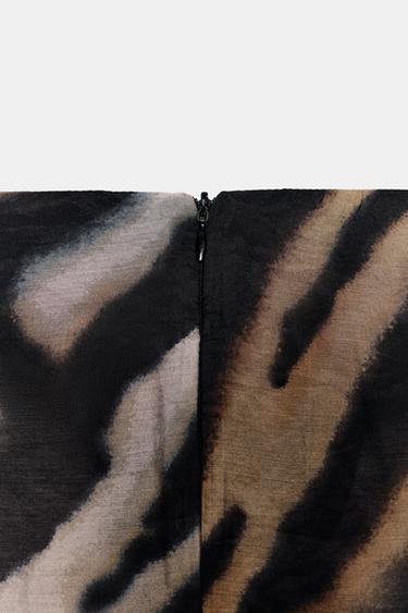 ANIMAL PRINT KNOTTED PAREO - Brown by Zara - Image 4