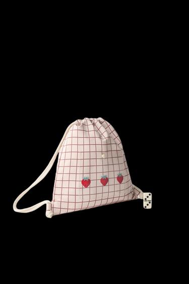 BOLSA CUADROS FRESITAS - Multicolor de Zara