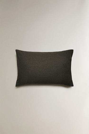 TAIE D’OREILLER CACHEMIRE - Gris foncé de Zara - Image 3