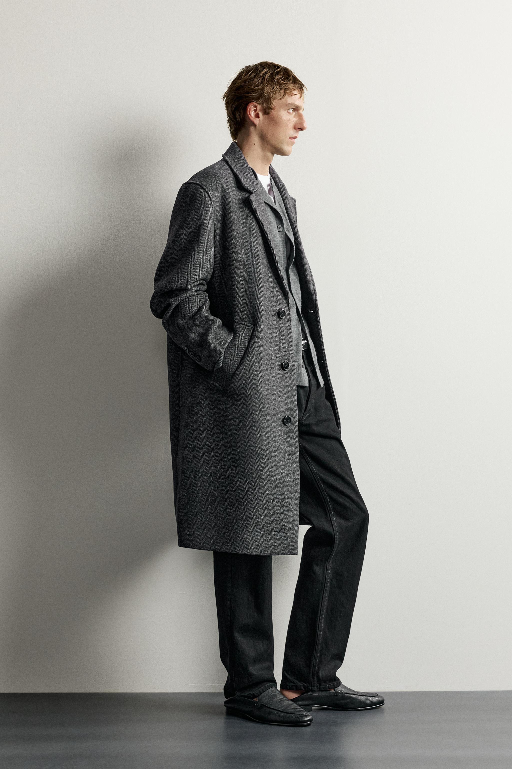 MANTEAU DÉCONTRACTÉ EN LAINE