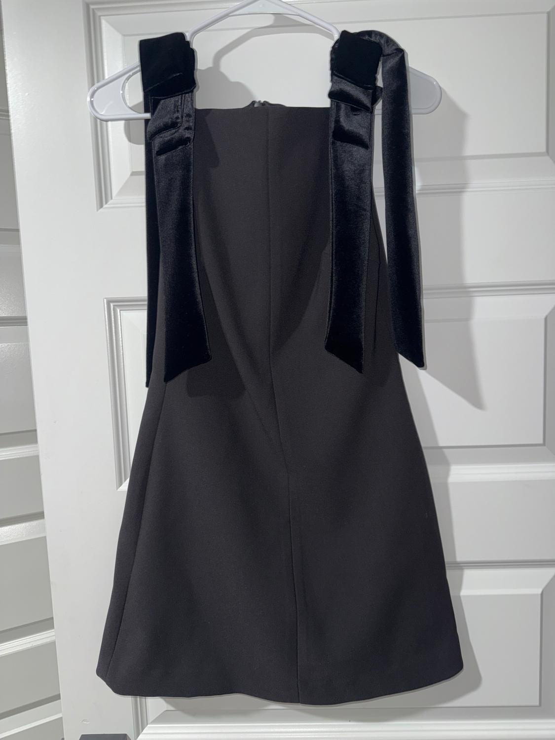 VELVET BOW DRESS - Image 2