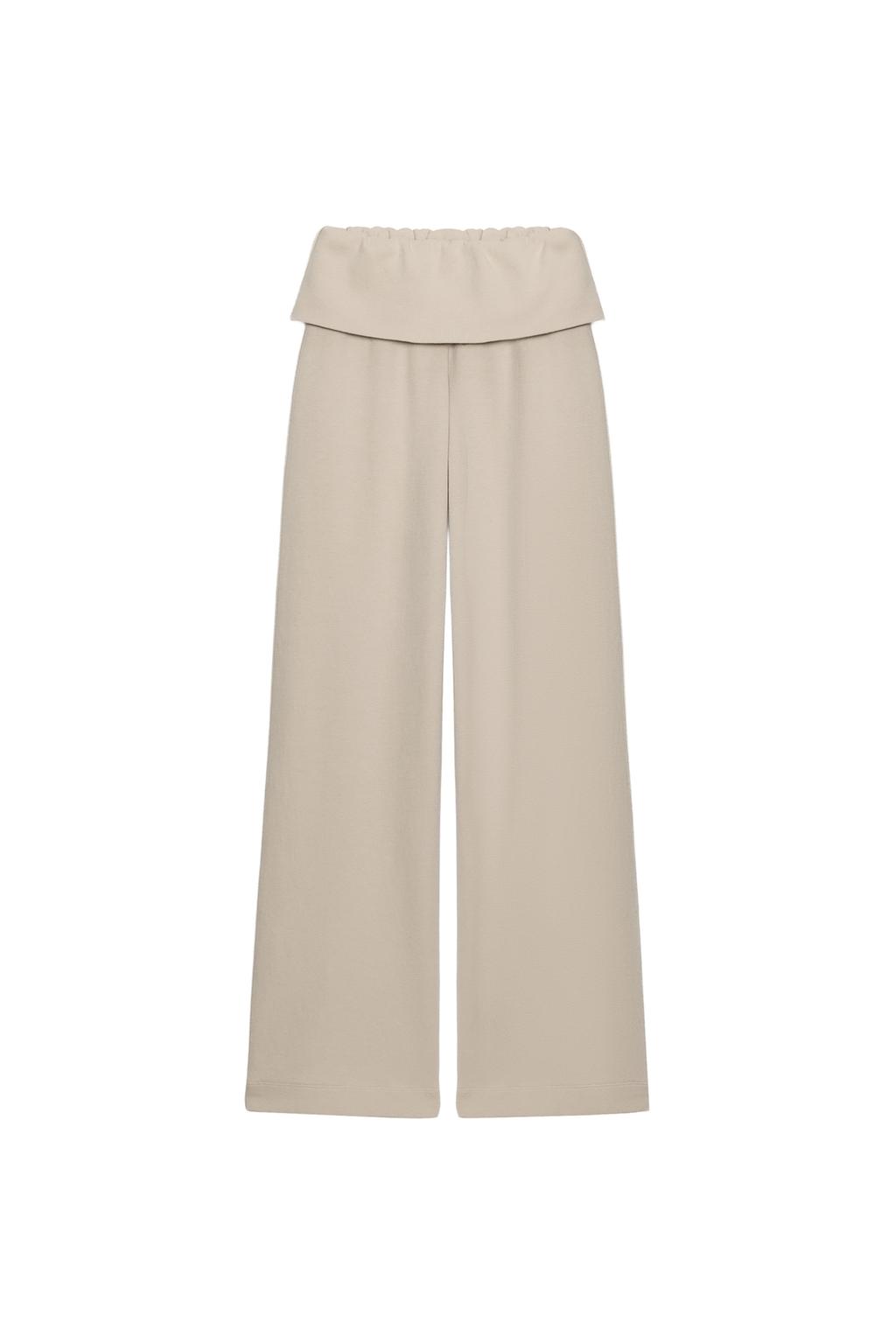 WASHED EFFECT INTERLOCK PANTS - image 3