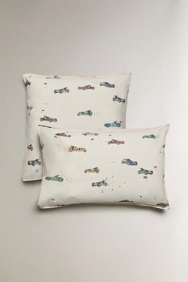 CHILDREN'S RACER DOG PILLOWCASE - Multicoloured by Zara - Image 0