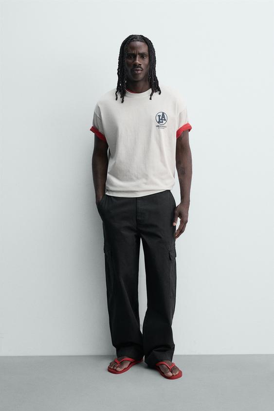 RELAXED FIT WASHED PRINT T-SHIRT from Zara - $39.90