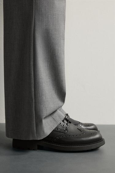 GIÀY BROGUE - Đen từ Zara - Hình ảnh 0