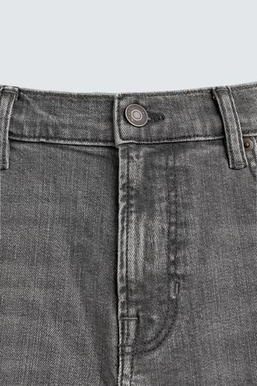 BASIC SLIM FIT JEANS - Light grey by Zara