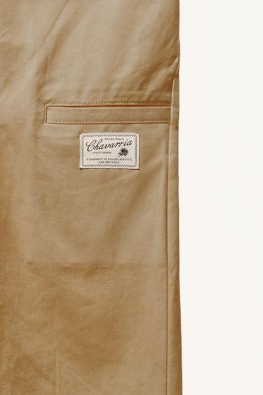 BERMUDA COUPE AMPLE À PLIS WILLY CHAVARRIA X ZARA - Beige de Zara - Image 5