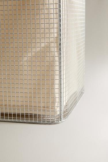 METAL LAUNDRY BASKET - Light grey by Zara - Image 3