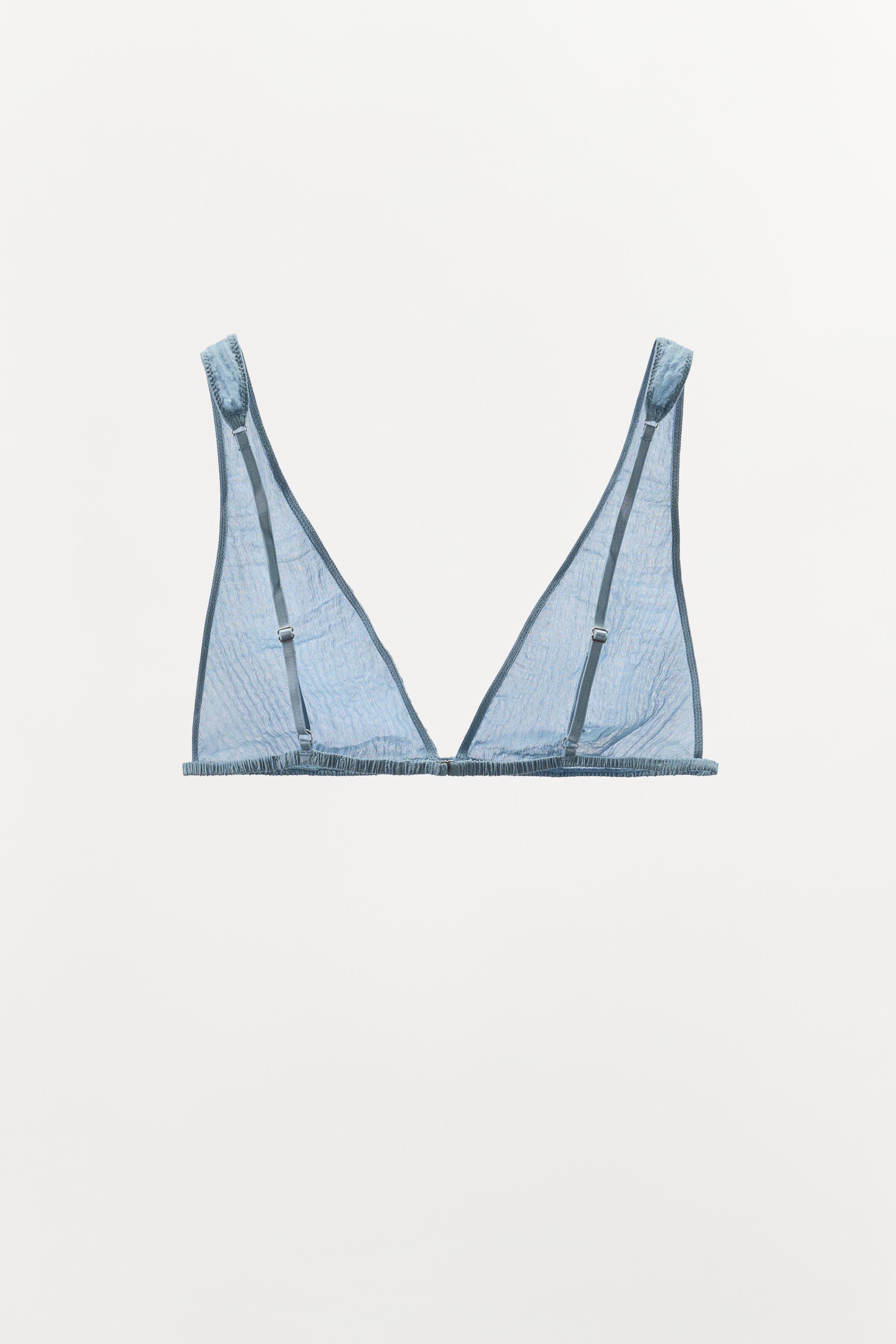 BRALETTE EN SOIE 100 % EFFET FROISSÉ LIMITED EDITION