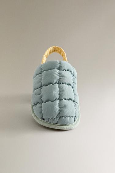 CHAUSSONS MATELASSÉS OUVERTS À L’ARRIÈRE ENFANT - Bicolore de Zara - Image 4