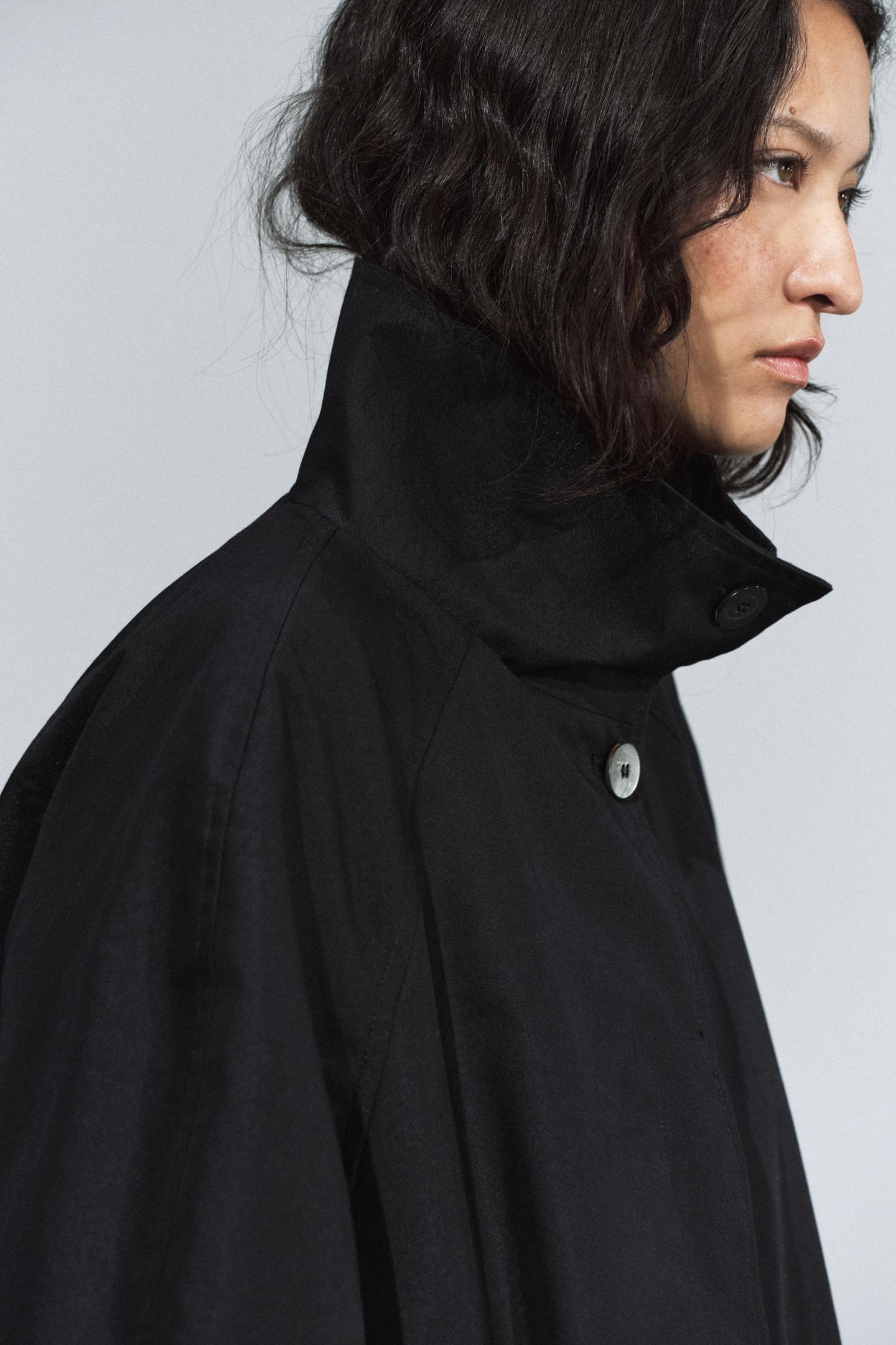 Женская куртка Zara ZW Collection Water-Repellent Balloon, цвет: Чёрный — фото 4