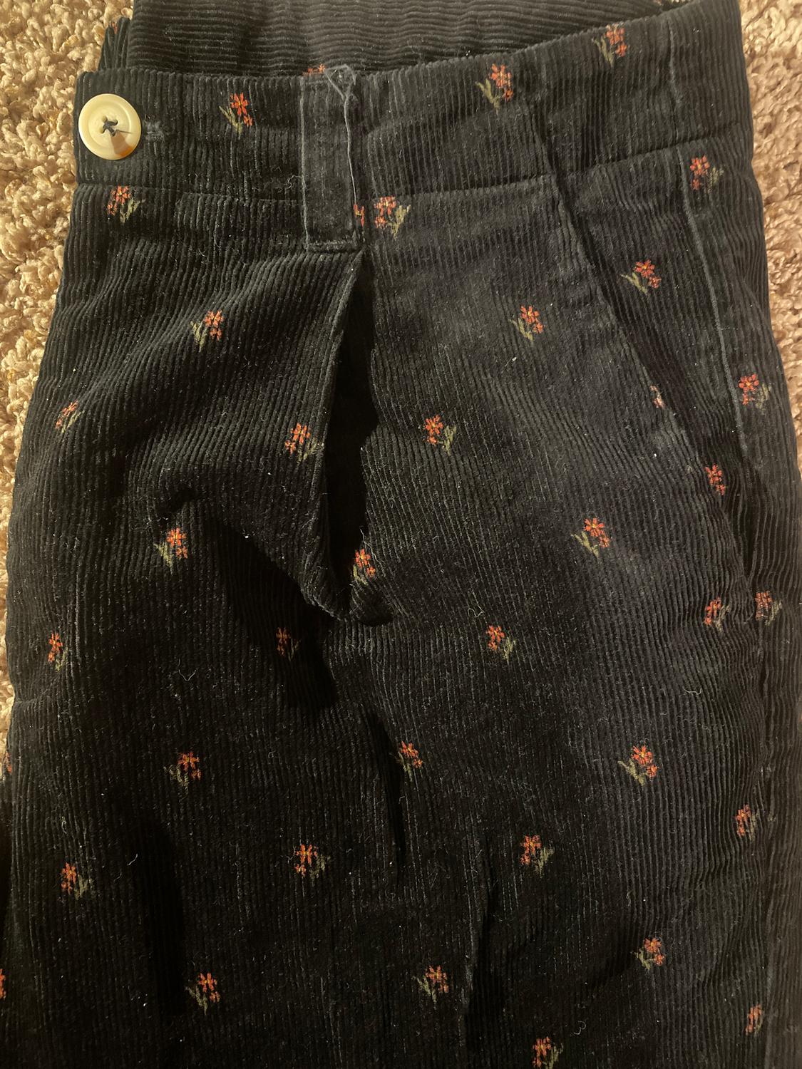 PANTALÓN PANA ESTAMPADO FLORAL - Image 3