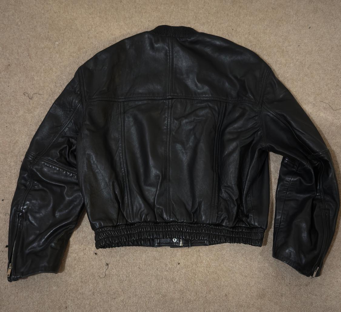 LEATHER BOMBER JACKET - LIMITED EDITION - Image 2