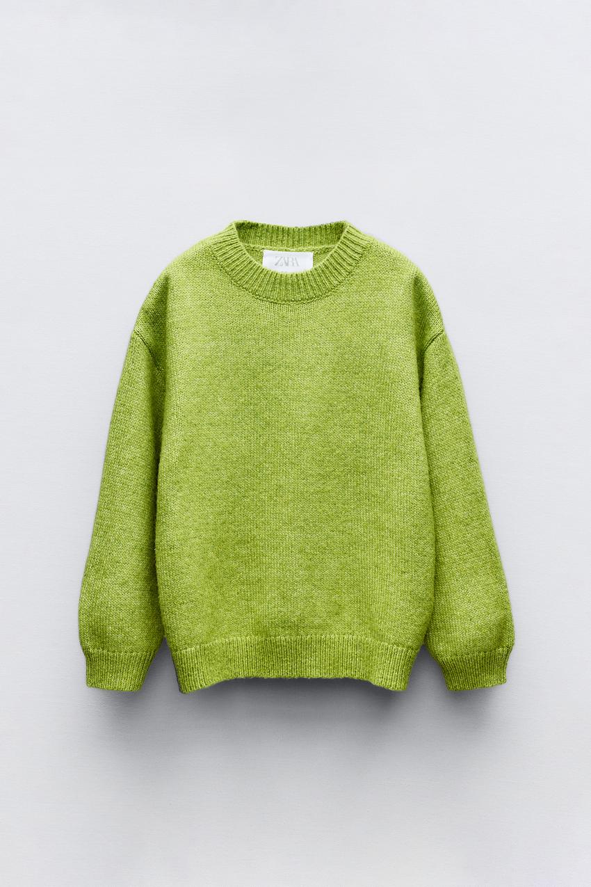 BASIC KNIT SWEATER - Light green | ZARA United States