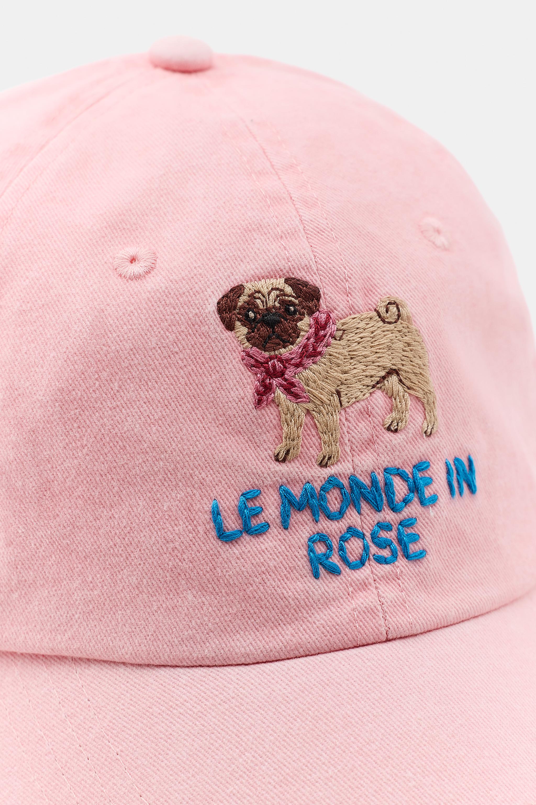 TWILL DOG TEXT CAP