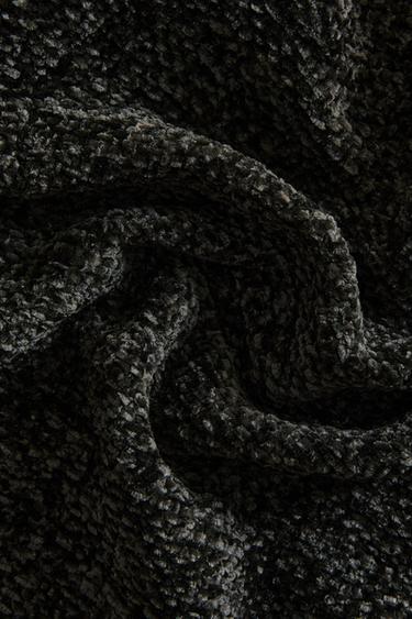CHUNKY CHENILLE THROW - Anthracite grey by Zara