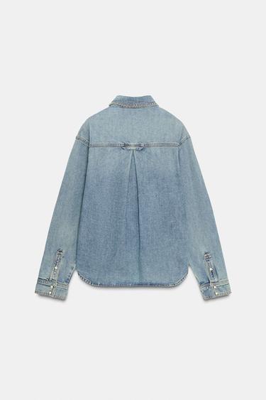 CHEMISE Z1975 DENIM - Bleu moyen de Zara - Image 6