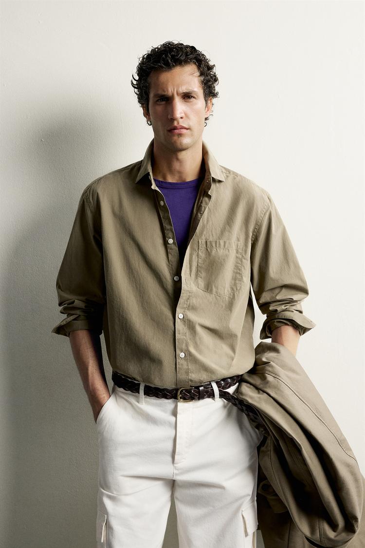 REGULAR FIT SHIRT WITH POCKET