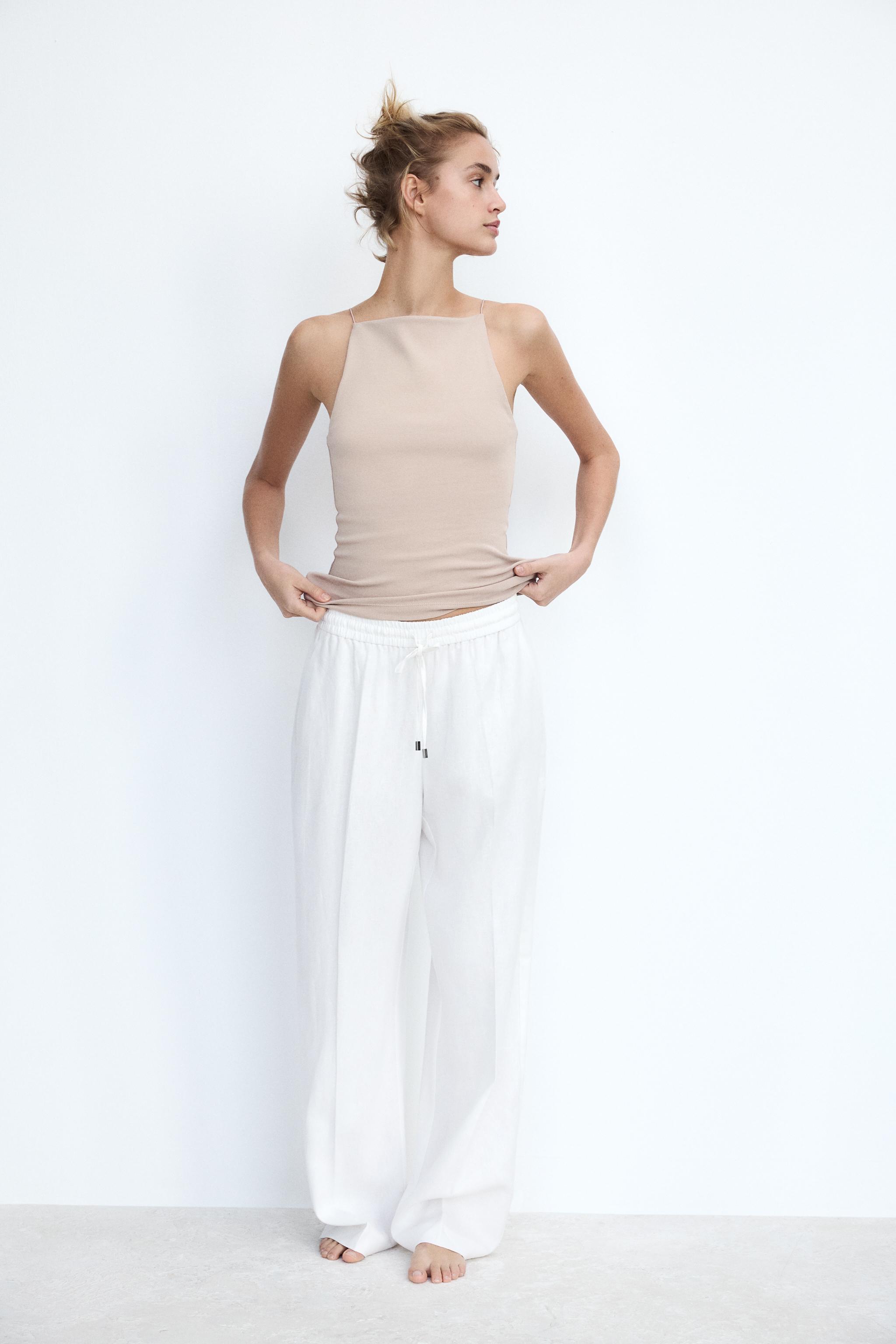 Women s High Waisted Trousers ZARA New Zealand