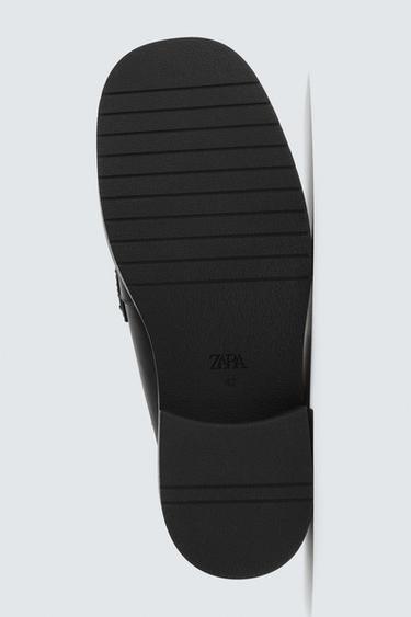 MOCASSINS OUVERTS À L'ARRIÈRE - Noir de Zara - Image 3