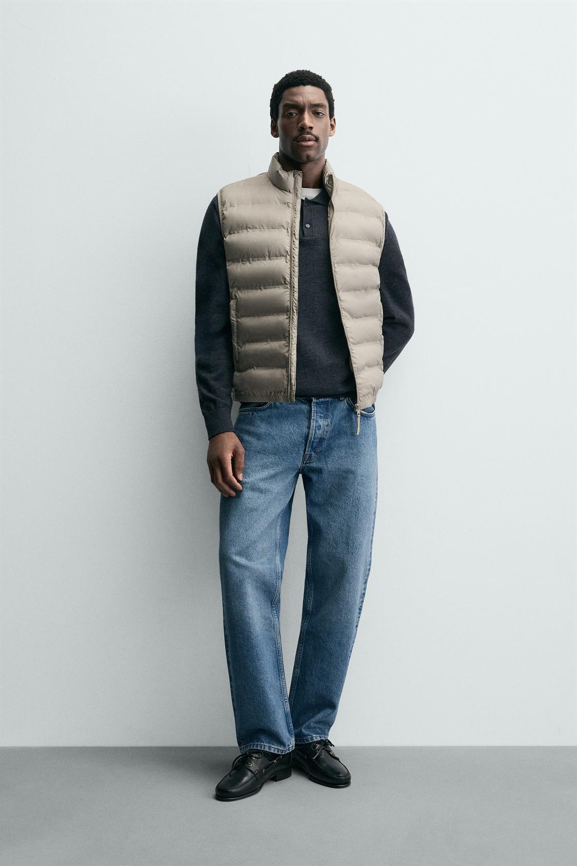 ЛЕГКИЙ ВОДООТТАЛКИВАЮЩИЙ ЖИЛЕТ С ПОДКЛАДКОЙ ZARA